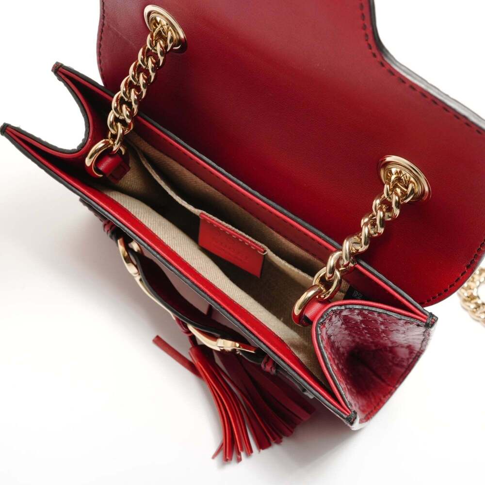 GUCCI Authentic Red Shoulder Bag - Picture 11 of 13